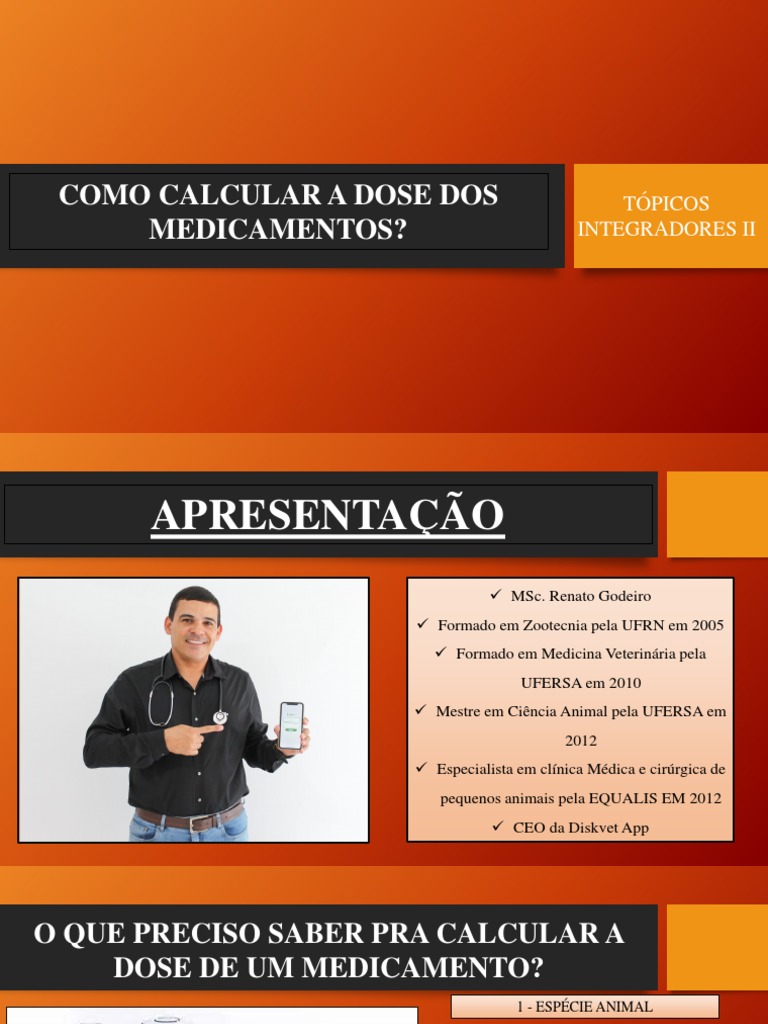 Aula 7- Cálculo de dosagem de medicamentos | PDF