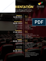 Itinerary Orientation