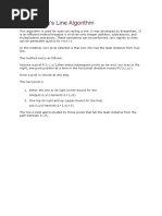 Bresenham Line Drawing Algorithm