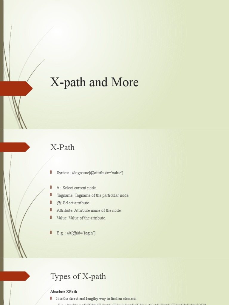 004 7.xpath Methods PDF
