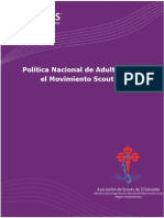 Politica Nacional de adultos en el movimiento scout