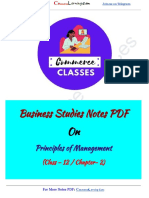 Business Studies Notes PDF Class 12 Chapter 2