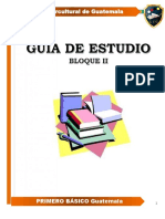 Guia de Estudio Bloque II Primero Basico