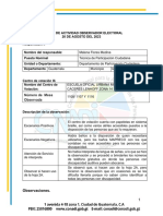 Tercer Informe Observador Electoral 2da. Vuelta 2023. (MALENA FLORES MEDINA)