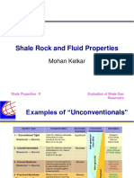 Shale Rock and Fluid Properties
