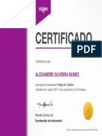 Código de Conduta-Certificado 87535