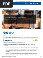 ¿Qué Es SKU - Significado y Uso en El Almacén