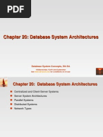 Chapter 20: Database System Architectures