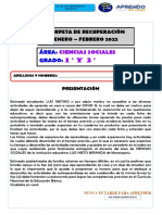 CCSS 1° y 2°CARPETA DE RECUPERACION PDF