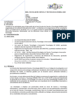 PDF Plan de Trabajo de La Feria Escolar de Ciencia y Tecnologia Compress