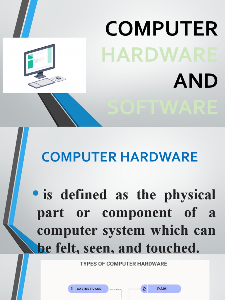 Computer Hardware and Software | PDF | Operating System | Software