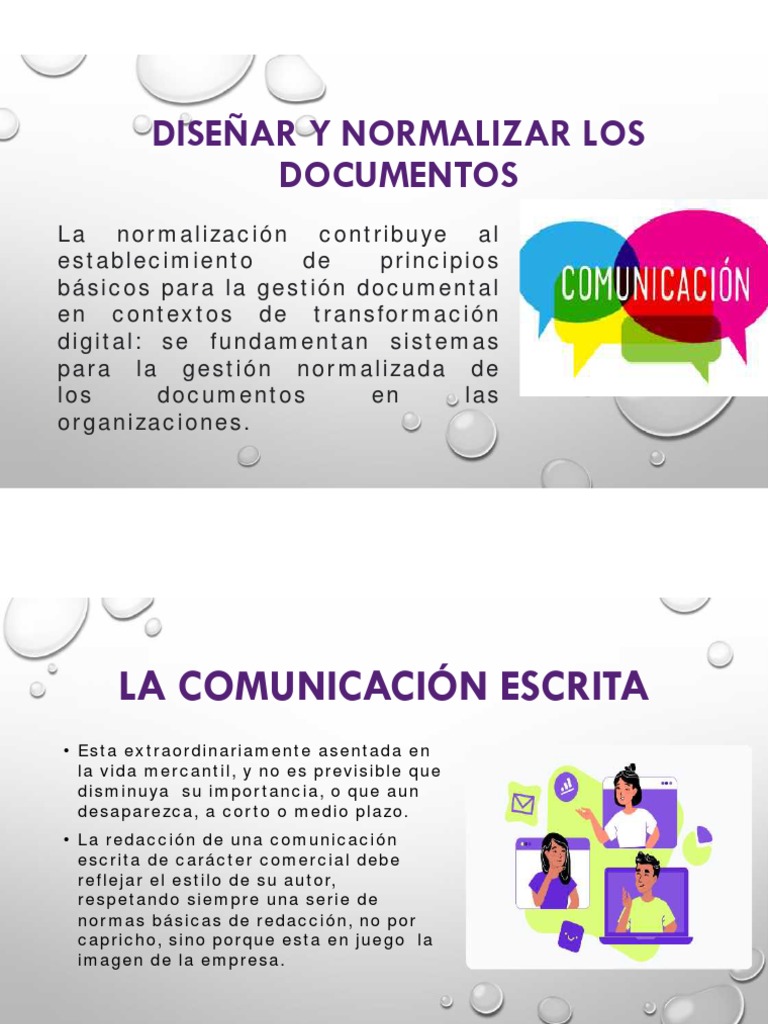Diseñar y Normalizar Los Documentos I | PDF