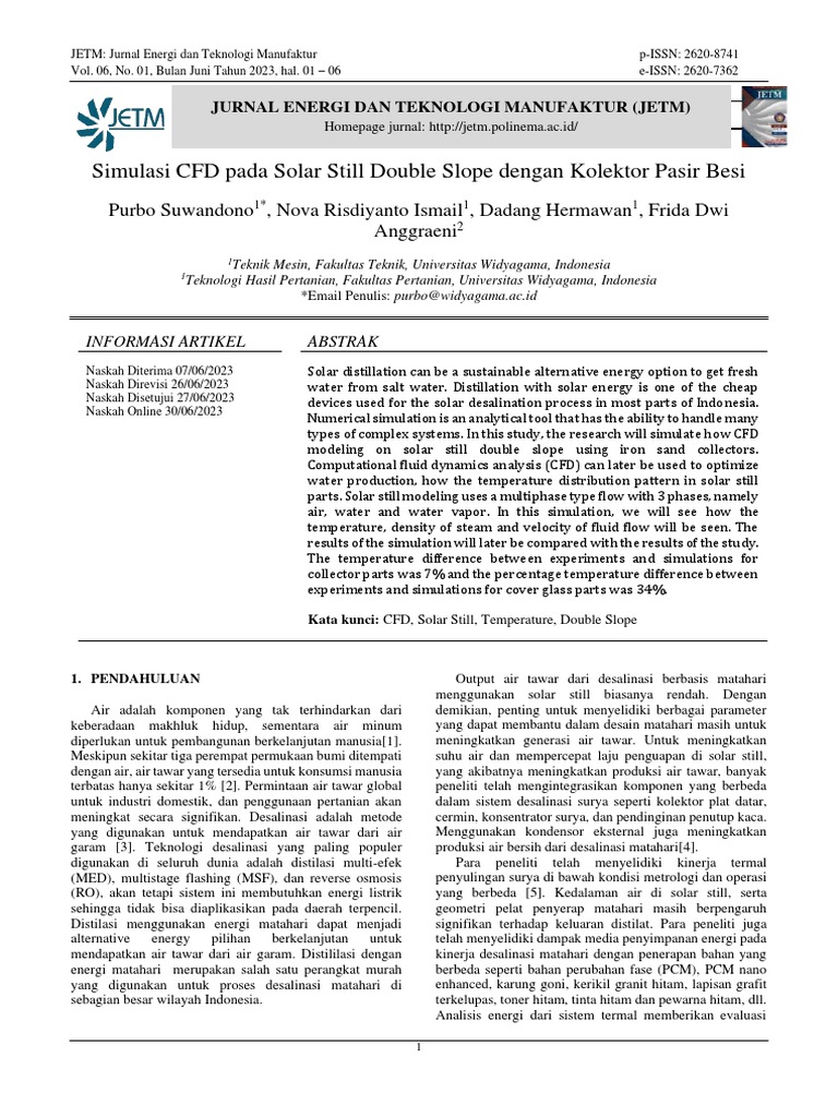 Simulasi+CFD+pada+Solar+Still+Double+Slope+dengan+Kolektor+Pasir+Besi ...