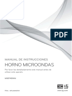 Midea Mexico MS1940W Manual