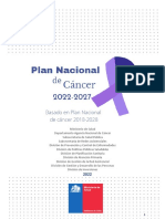 Marco General Del Plan Nacional de Cancer 2022 2027