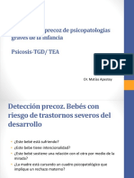 Deteccion Precoz. TGD-Psicosis.
