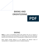 Biking and Orienteering
