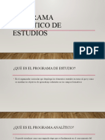 Programa Sintético de Estudios