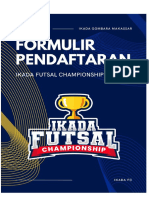 Formulir Ikada Futsal Championship I 2023