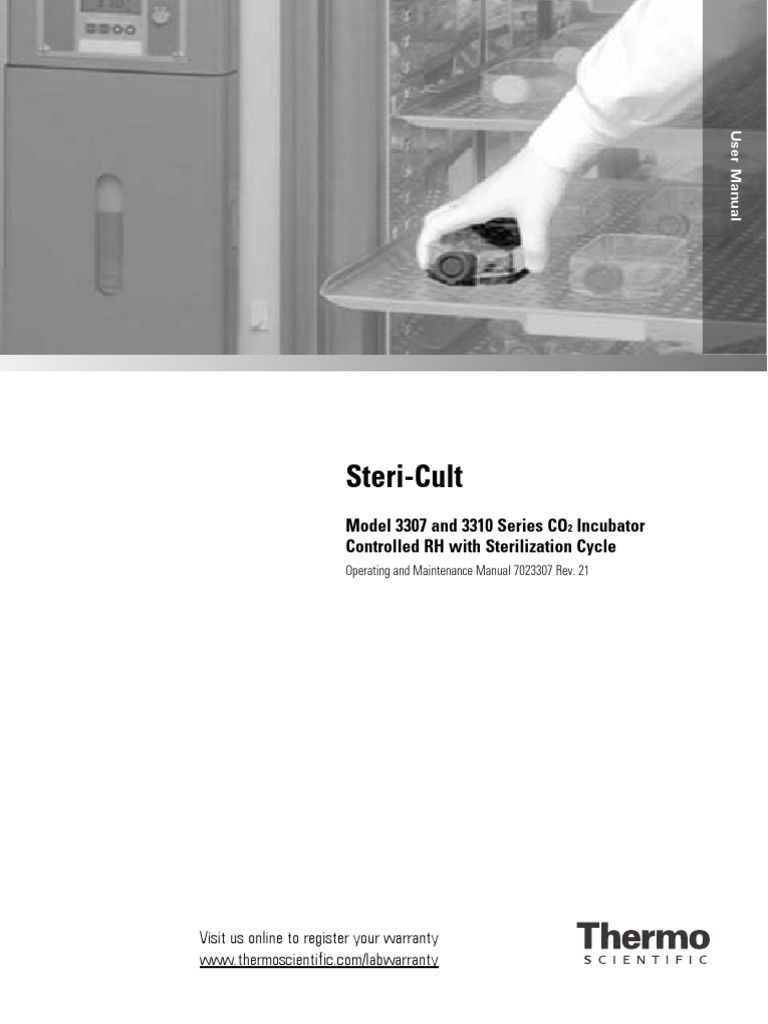 Forma Stericult Co2 Incubator Usermanual 7023307 PDF Water Carbon