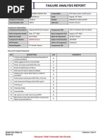 Failure Analysis Report GR3031 - Adjuster RH Blade Broken