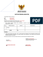 Daftar Pengeluaran Rill