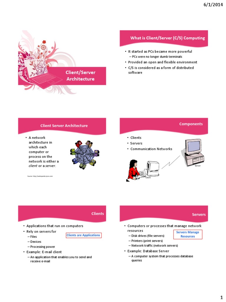 PT 06 - Client Server Architecture | Download Free PDF | Client–Server ...