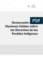 Cdi Declaracion Onu Pueblos Indigenas 2017