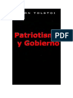 Patriotismo y Gobierno