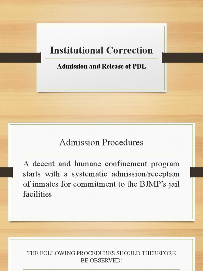 Institutional Correction PDF