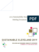 2011 Sustainability Brief Sustainability Summit Briefing Document Summit