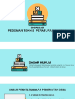 Sosialisasi Peraturan Desa