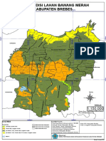 Peta Kondisi Lahan Bwang Merah Kabupaten Brebes