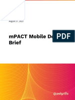 mPACT Mobile Design Brief