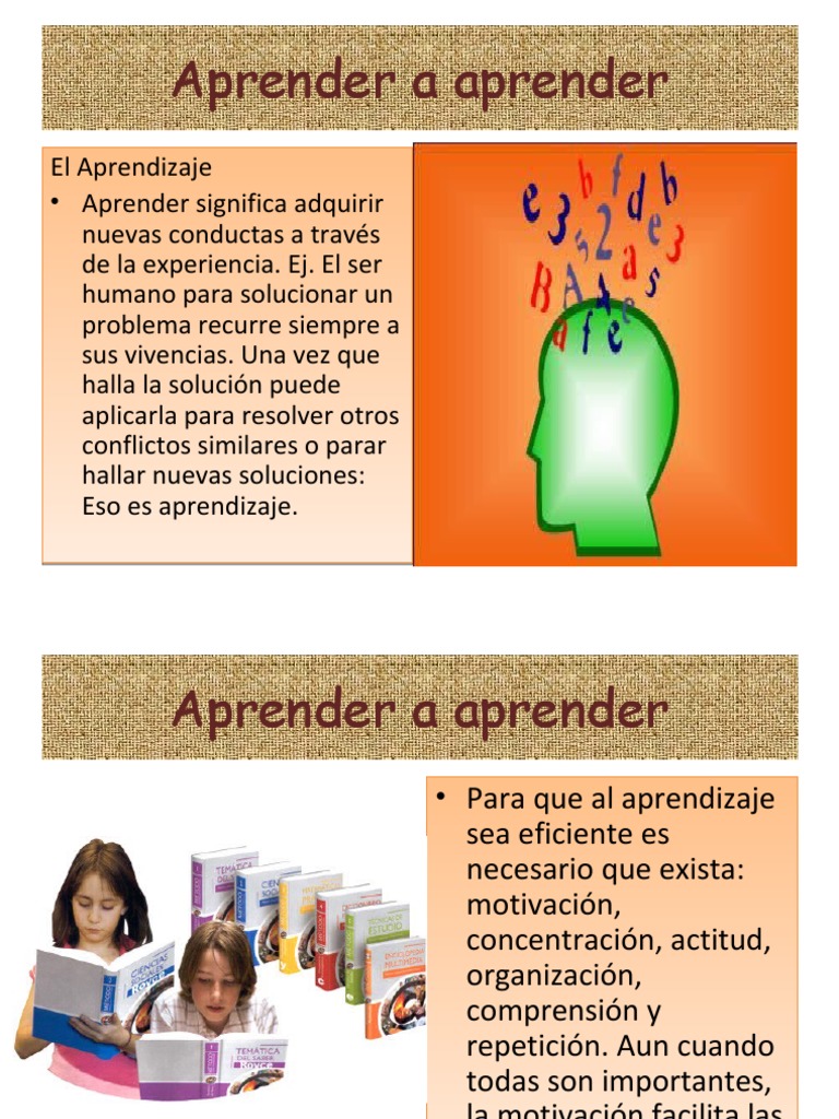 Aprender a aprender pdf