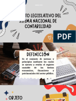Sistema Nacional de Contabilidad. Decreto Legislativo 1438