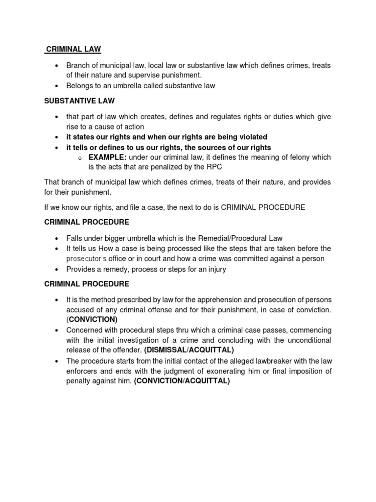Overview of Criminal Procedure Systems | PDF
