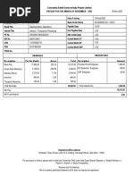 Concentrix Daksh Services India Private Limited Payslip For The Month of November - 2022