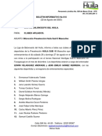 BOLETIN INFORMATIVO No 010