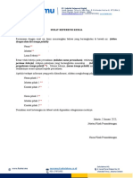 (CONTOH) Template Surat Referensi Prakerja