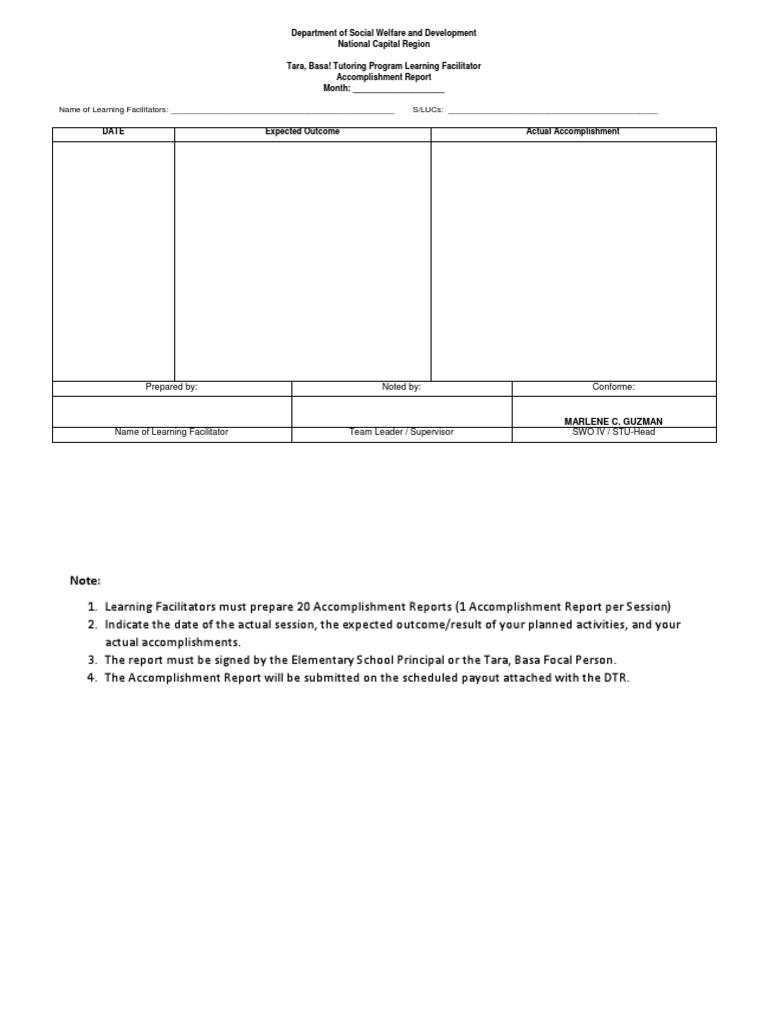 Tara Basa Tutoring Program Report | PDF