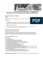 Ramsar Sites Classification - Appendix7