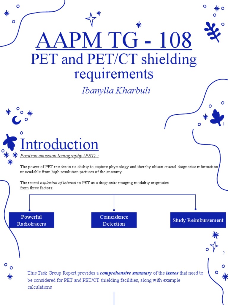 PET/CT Shielding Guidelines | PDF | Positron Emission Tomography ...