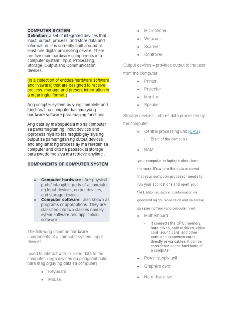 Computer System | PDF