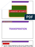 Biology - Botany - Transporations in Plant - Transpiration