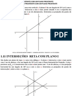 Exercícios Interseções Retas Com Planos