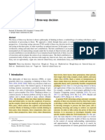 1 Set-Theoretic Models of Three-Way Decision Highlight