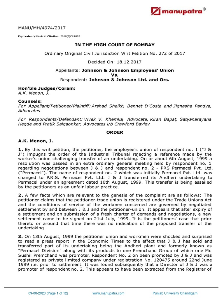Johnson_and_Johnson_Employees_Union_vs_Johnson PDF