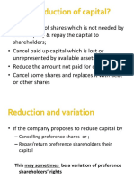 Capital Reduction (SF)