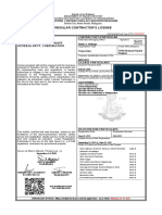 PCAB License Large B